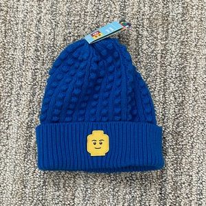 Lego x Target blue youth beanie